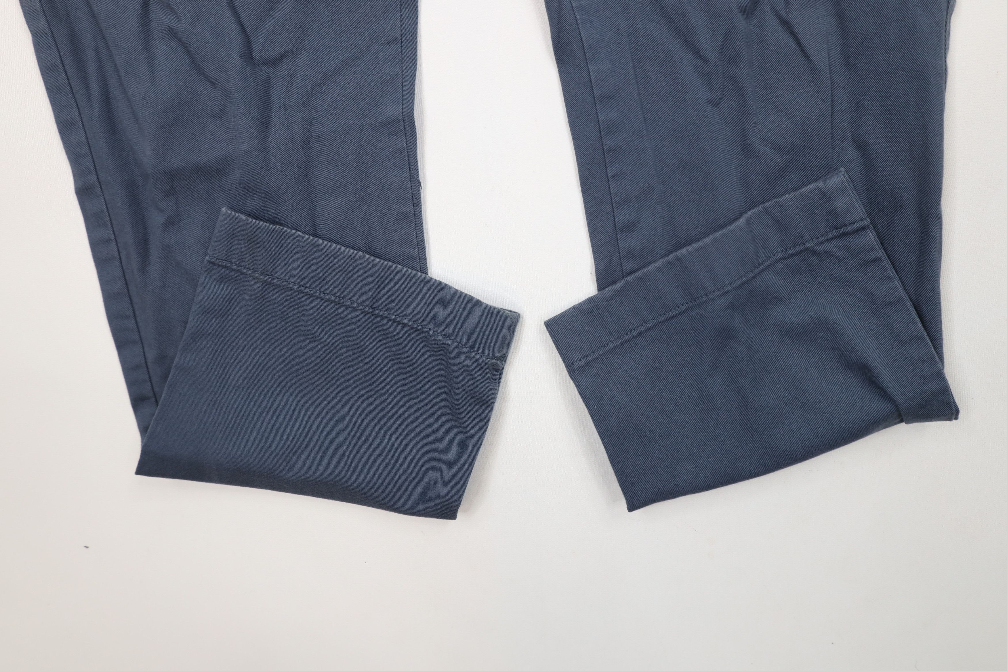 J.Crew × Vintage J Crew Sutton Straight Leg Chino Pants Trousers Blue Cotton Size US 34 / EU 50 - 5 Thumbnail