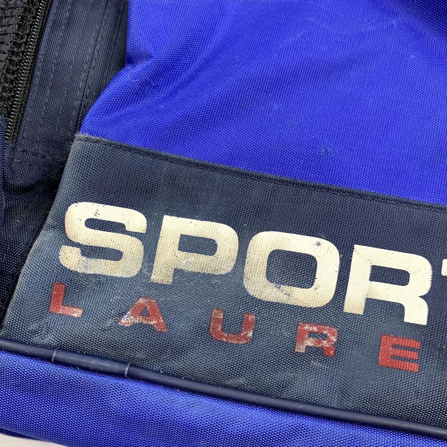 Vintage VINTAGE Polo Sport Ralph Lauren Duffle Bag Medium Blue Black 90s Luggage Mens Size US M / EU 48-50 / 2 - 2 Thumbnail