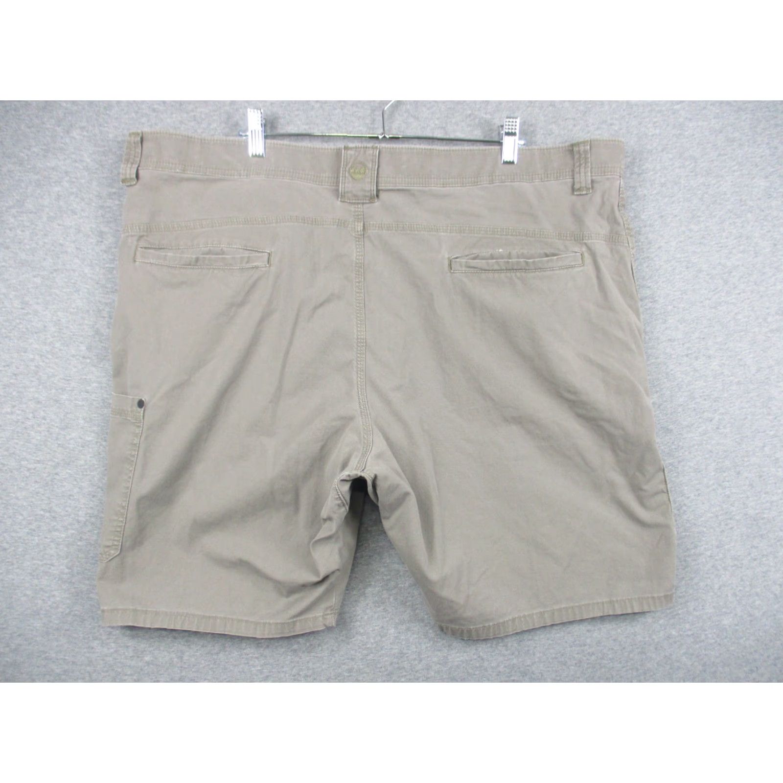 Wrangler Wrangler Cargo Shorts 42 Cotton Khaki Flat Front Stretch Men's Casual Outdoor Summer Beig e Size US 42 / EU 58 - 3 Thumbnail