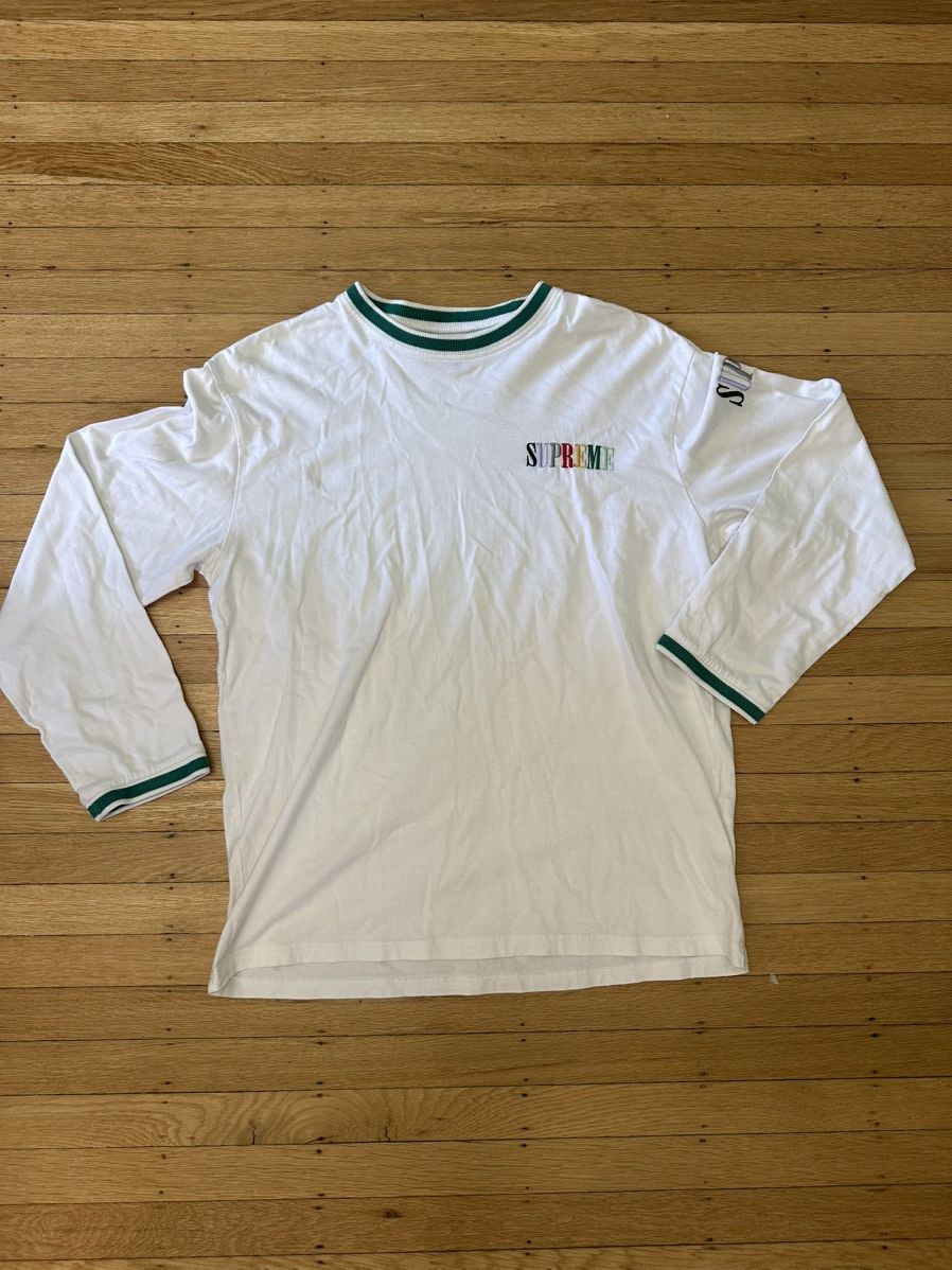 Supreme Supreme New York Multi Color Embroidered Logo L/S Top FW20 Size US M / EU 48-50 / 2 - 1 Thumbnail