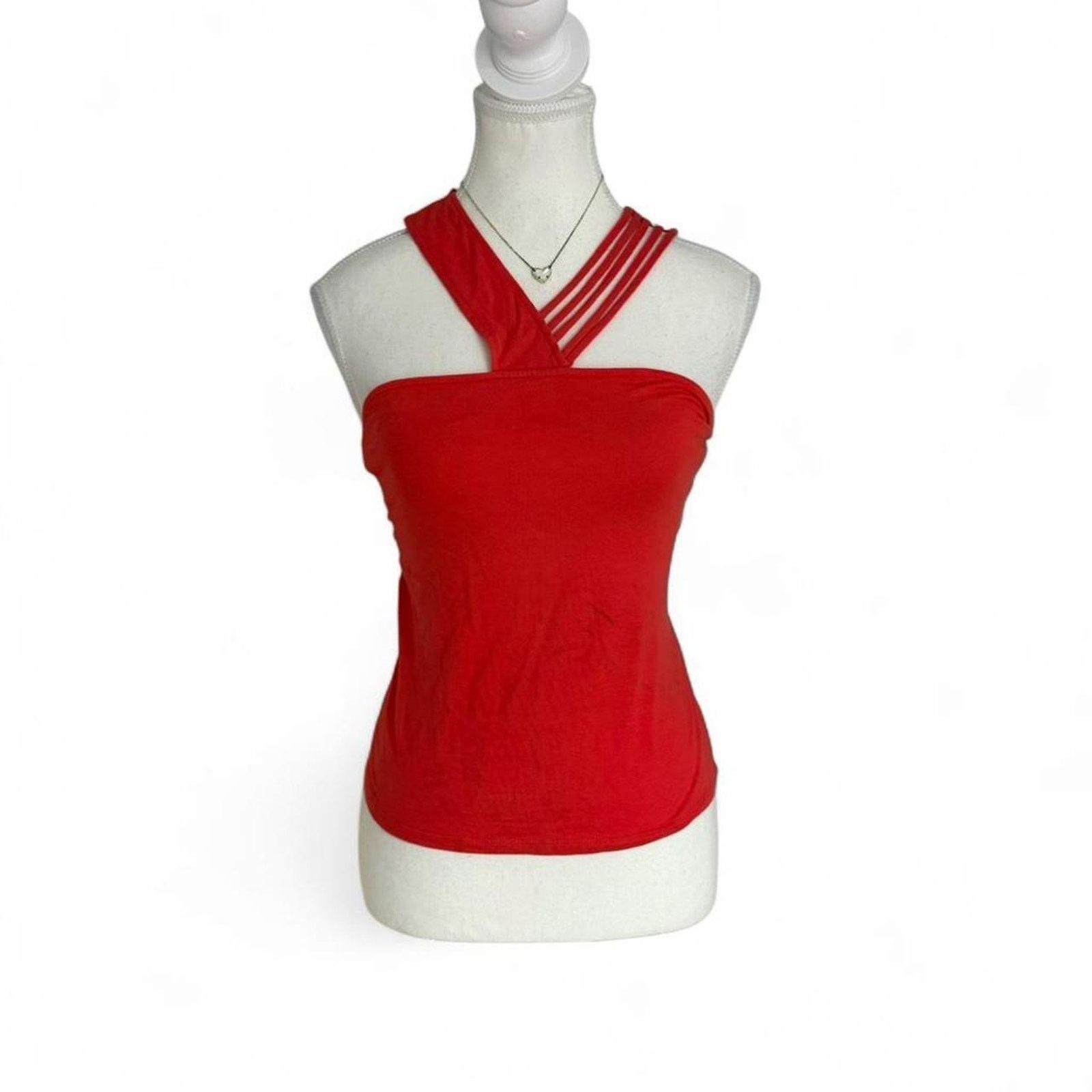 Guess Y2K Guess Vintage 2000s Halter Fitted Going Out Top Size M Size M / US 6-8 / IT 42-44 - 1 Thumbnail