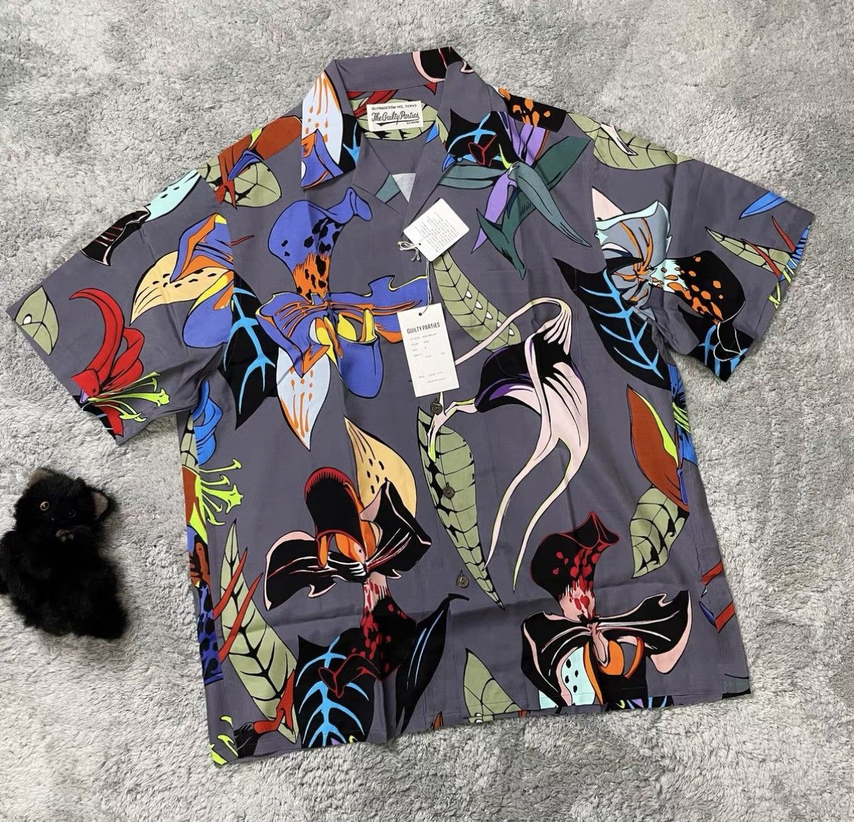 Wacko Maria Wacko Maria 22SS Floral Print Short Sleeve Shirt J29 Size US M / EU 48-50 / 2 - 2 Thumbnail