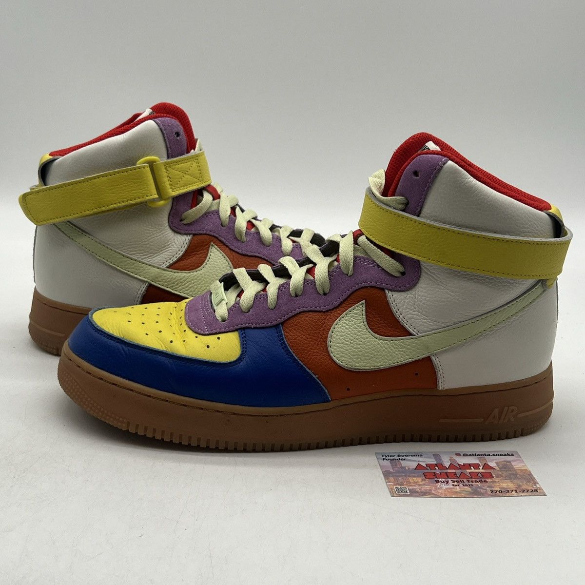 Nike is Nike by you Air Force high multi color