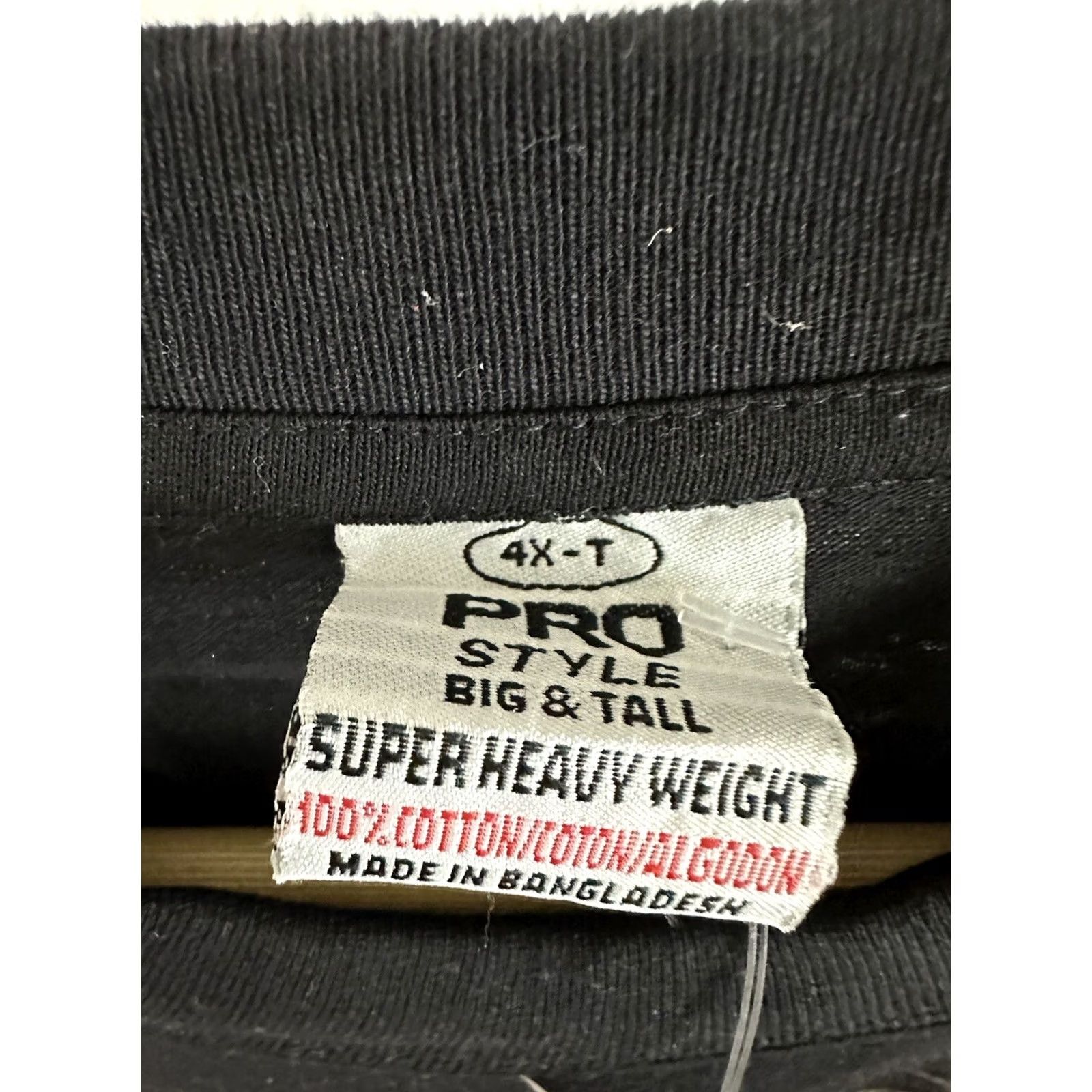 Vintage NWT Pro Style T-Shirt VTG Don't Fear The Reaper Double Sided Graphic Darkness Evil 4XLT Black Mens Tall Shirt Size US XXL / EU 58 / 5 - 3 Thumbnail