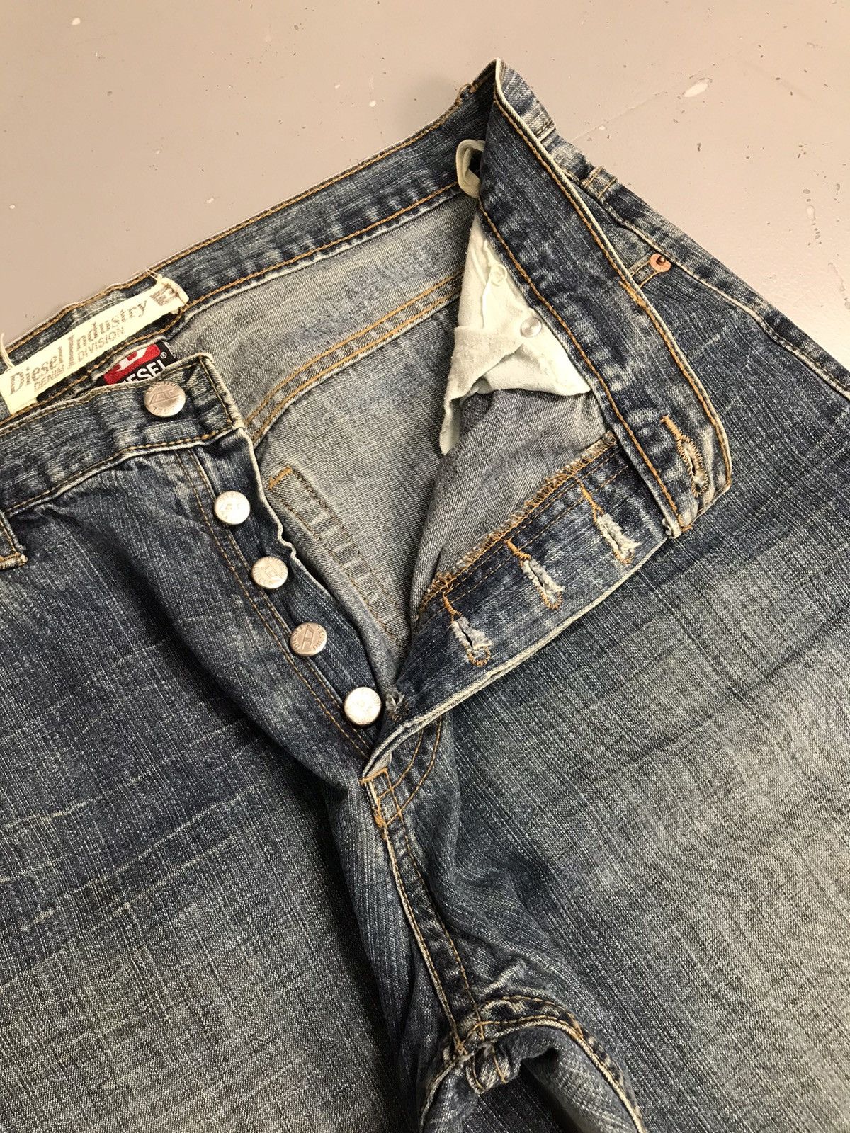 Diesel Vintage diesel industry straight fit denim Size US 34 / EU 50 - 9 Thumbnail