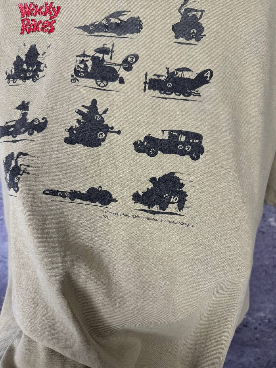 Cartoon Network × Fruit Of The Loom Wacky Races Hanna Barbera Vintage 2002 T-Shirt Large Size US L / EU 52-54 / 3 - 10 Thumbnail