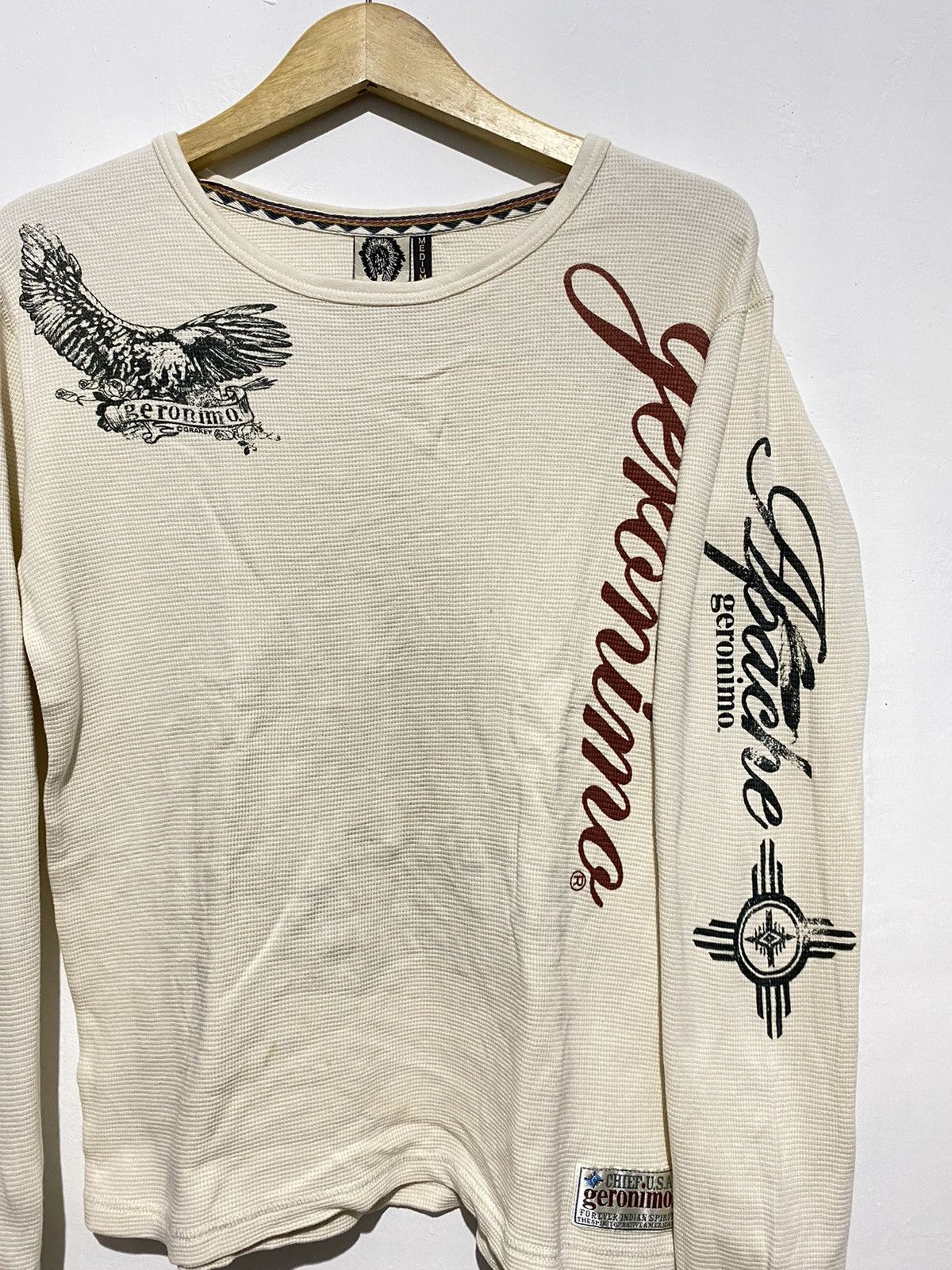 Le Grande Bleu (L.G.B.) Geronimo native american longsleeve tshirts Size US M / EU 48-50 / 2 - 3 Thumbnail