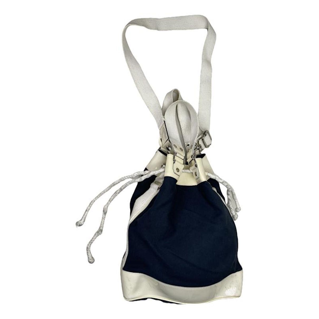 Versace White Cotton Handbag Size ONE SIZE - 1 Thumbnail