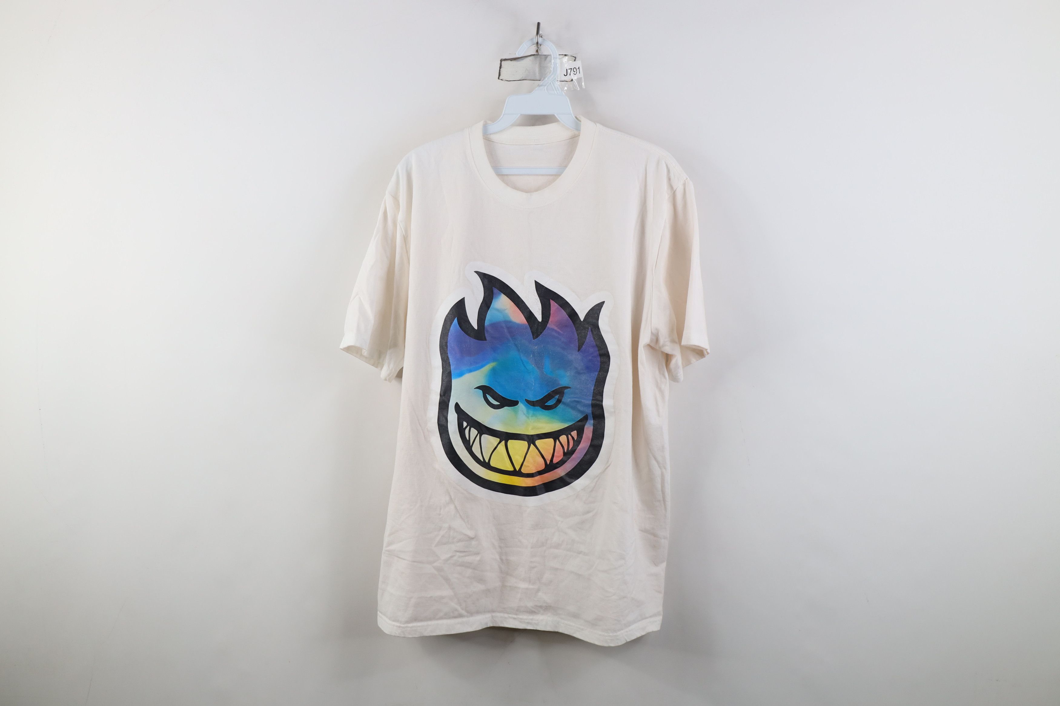 Vintage Vintage 90s Y2K Spitfire Wheels Skateboarding T-Shirt Size US L / EU 52-54 / 3 - 1 Thumbnail