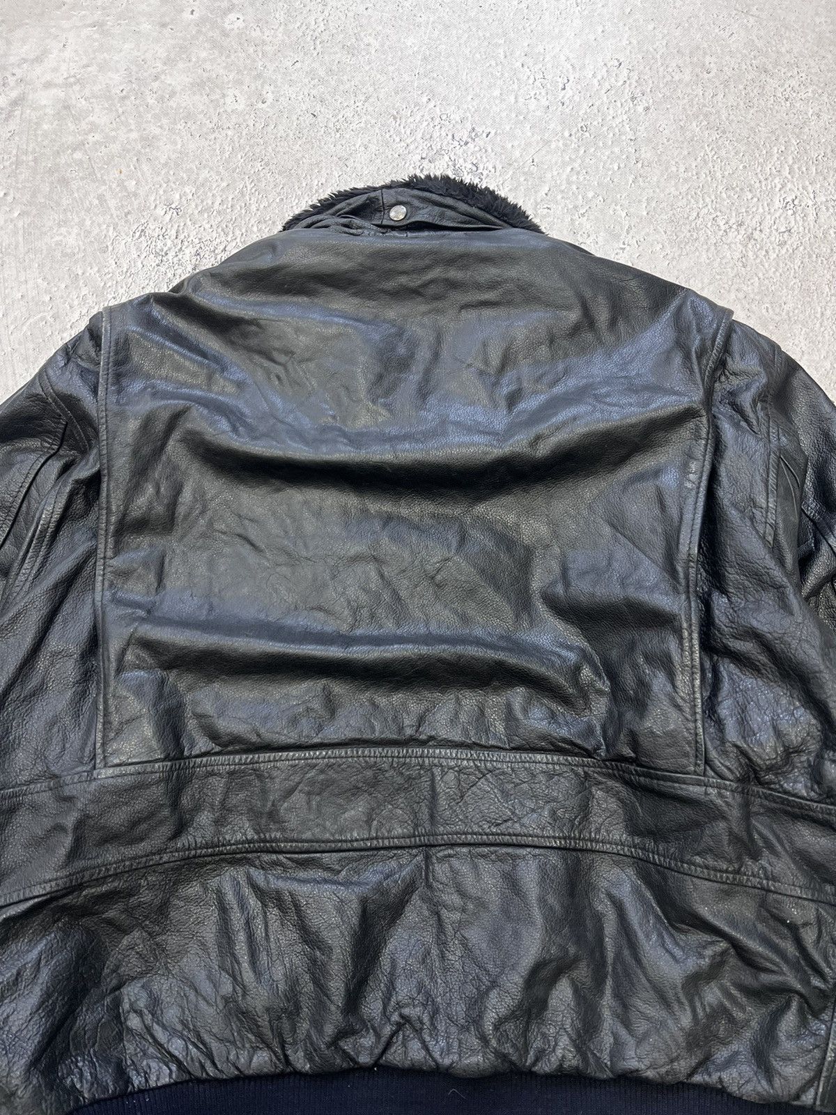 Vintage Leather Jacket Y2K Streetwear Fashion Vintage Opium Emo Punk Size US XL / EU 56 / 4 - 14 Thumbnail