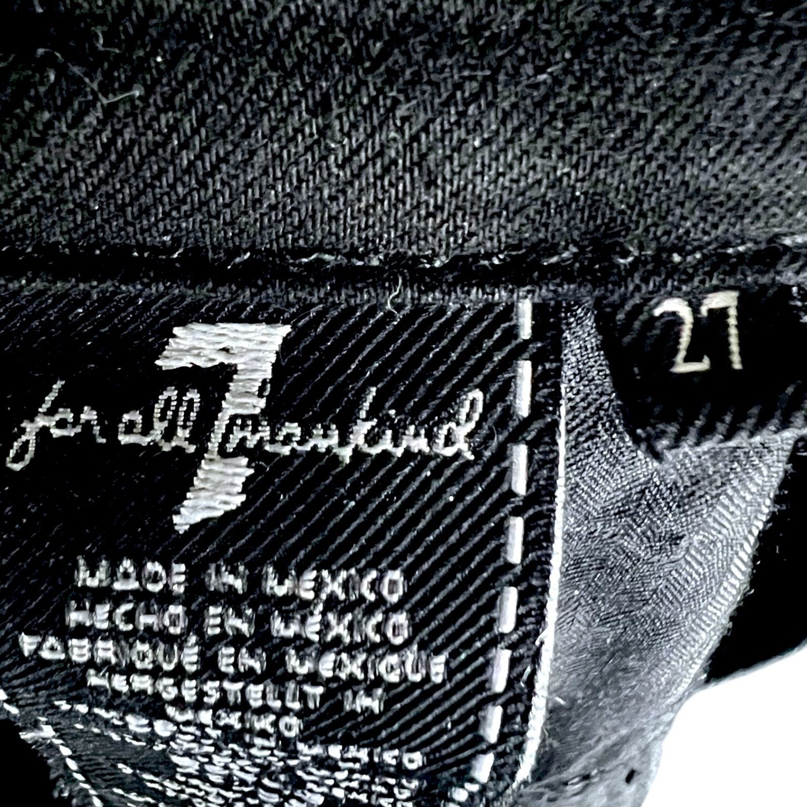 7 For All Mankind 7 For All Mankind b(air) Women's 27x27 Distressed Black Size 27" / US 4 / IT 40 - 10 Thumbnail