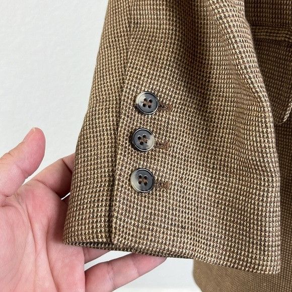A.P.C. A.P.C. Car Tweed Hounstooh Classic Brown Blazer Caot Jacket Size US XS / EU 42 / 0 - 4 Thumbnail