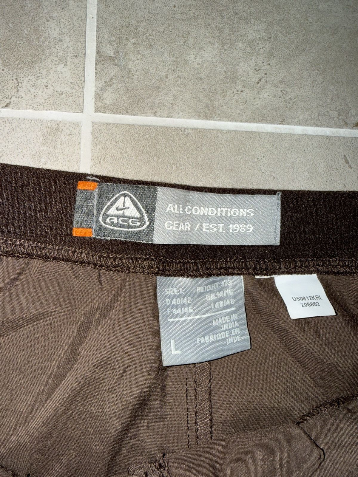Nike ACG Women's Ski Nike ACG Brown Pants Trekking Size 32" / US 10 / IT 46 - 3 Thumbnail