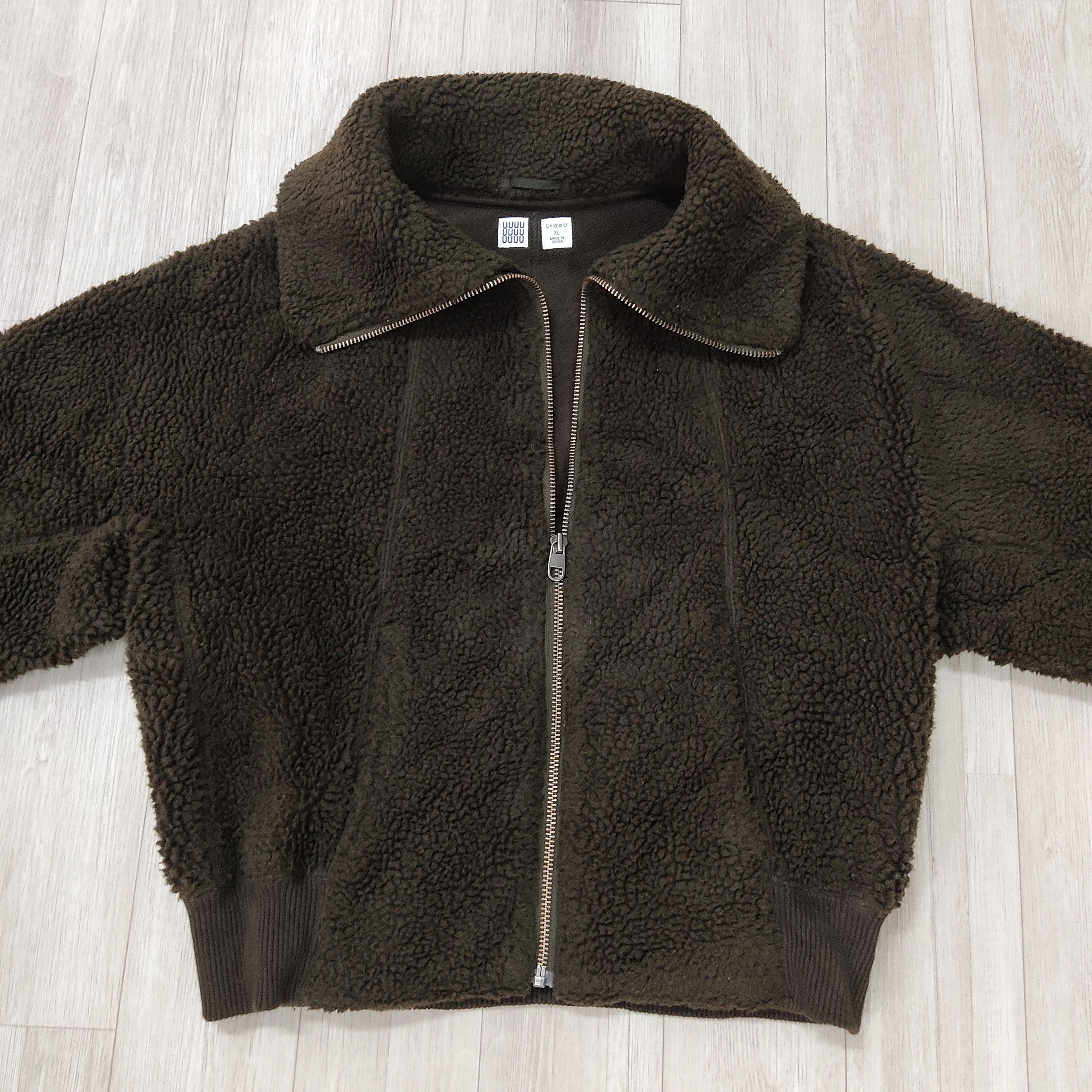 Christophe Lemaire UNIQLO U x LEMAIRE Deep Pile Sherpa Fleece Zipper Jacket Size US XL / EU 56 / 4 - 7 Thumbnail