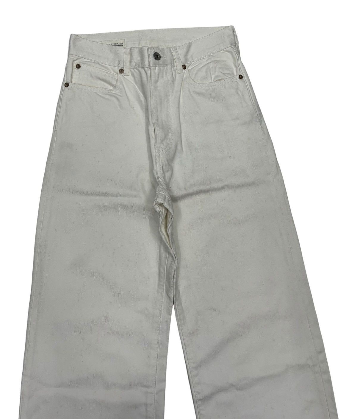 Acne Studios URBAN RESEARCH SPORTING BAGGY JEANS DISTRESS CUT LEG JEANS Size US 27 - 7 Thumbnail