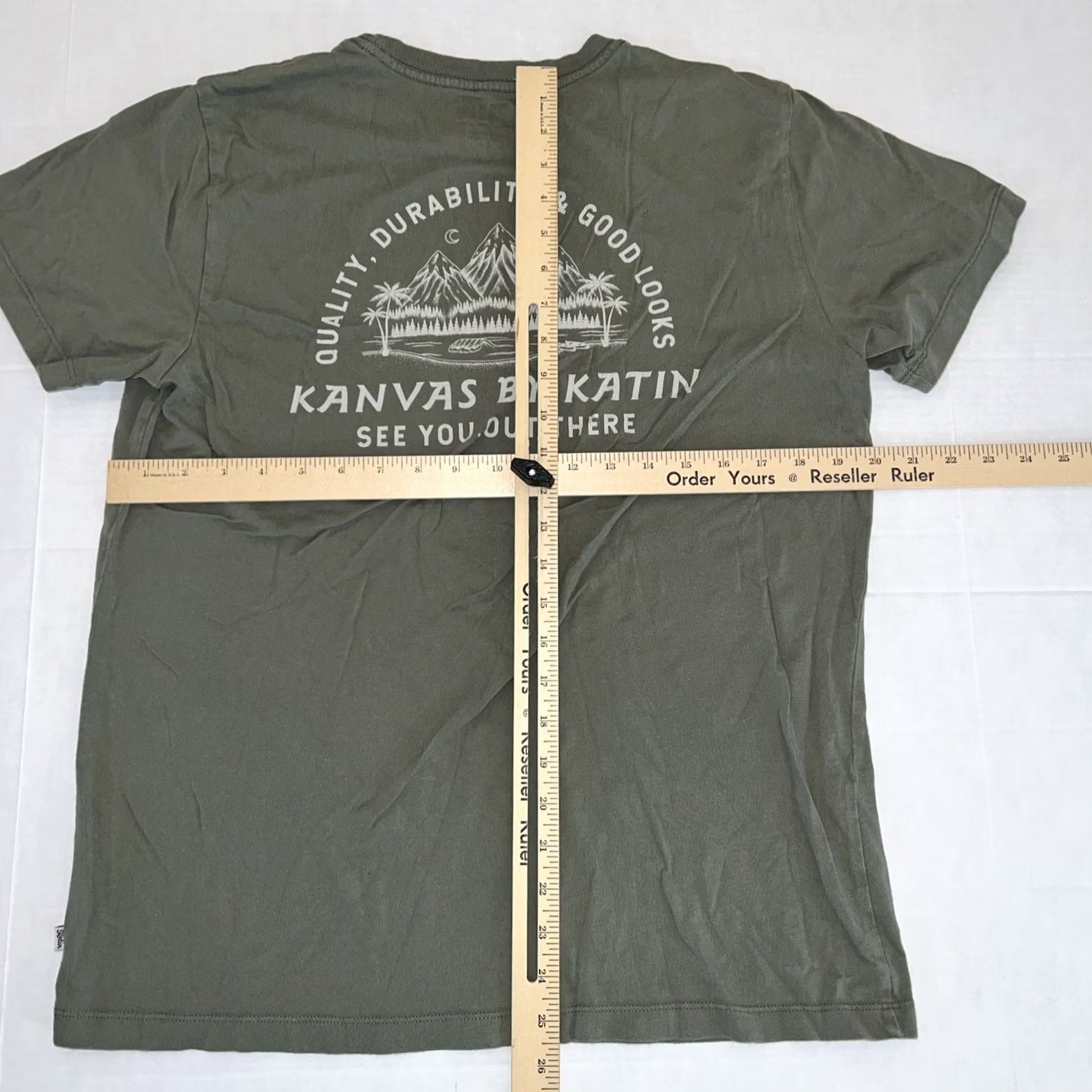 Katin VINTAGE Katin Shirt Surfer M Green Crew Neck Short Sleeve Limited Edition Kanvas See You Out There Surfers Men Size US M / EU 48-50 / 2 - 7 Thumbnail