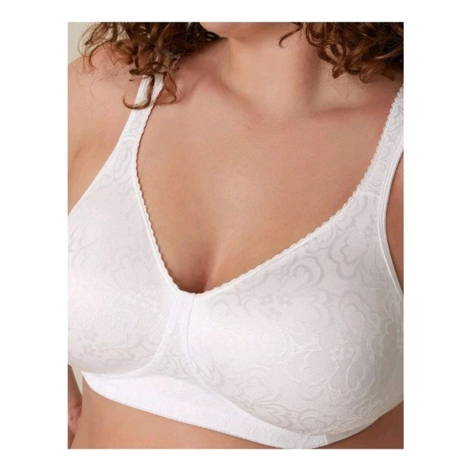 Other Playtex Women's 18 Hour Wirefree Bra Size 40DD White Size ONE SIZE - 6 Thumbnail