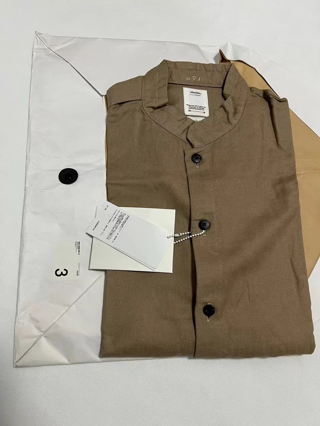 Visvim VISVIM 20SS TRIPLE CROWN L/S Shirt Beige 3 Striped Size US L / EU 52-54 / 3 - 8 Thumbnail