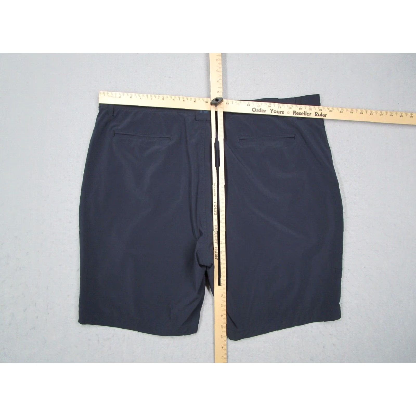 Footjoy FootJoy Men's Blue Flat Front Performance Golf Shorts - 42 - 9" Inseam - Polyester Spandex - 5-Pocket - Classic Fit Size US 42 / EU 58 - 7 Thumbnail