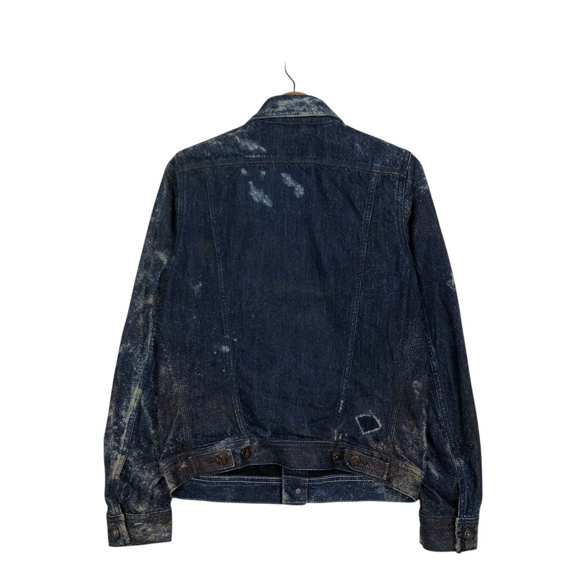 Diesel 📌Biker Denim Jacket Rusty Distressed Design Diesel Size XS / US 0-2 / IT 36-38 - 9 Thumbnail