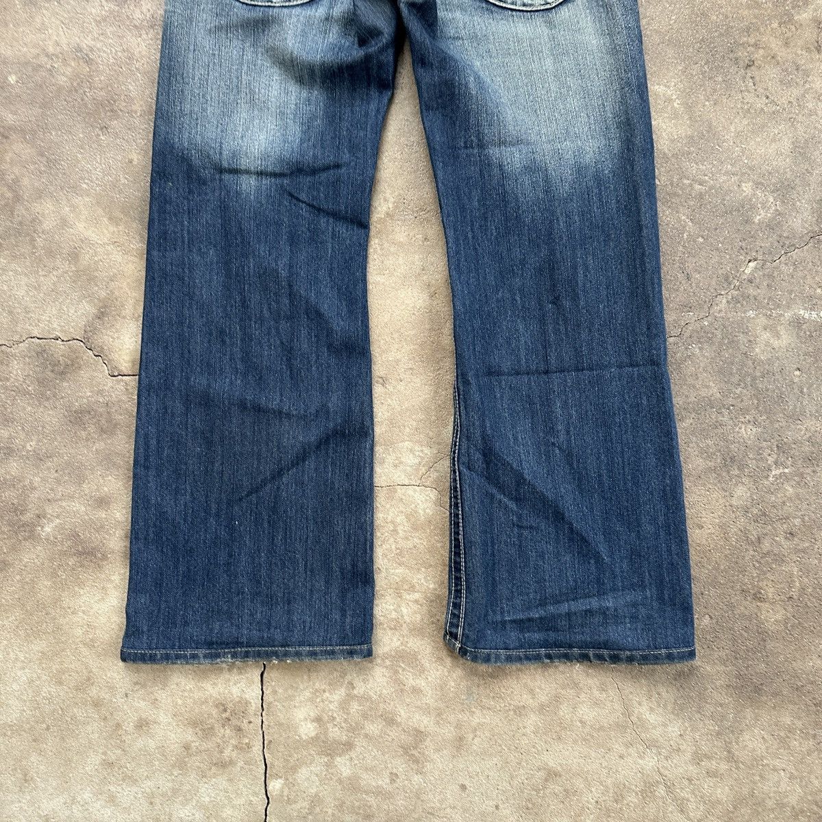 Vintage Eighty Nine Wide Low Rise Denim Size 28" / US 6 / IT 42 - 9 Thumbnail