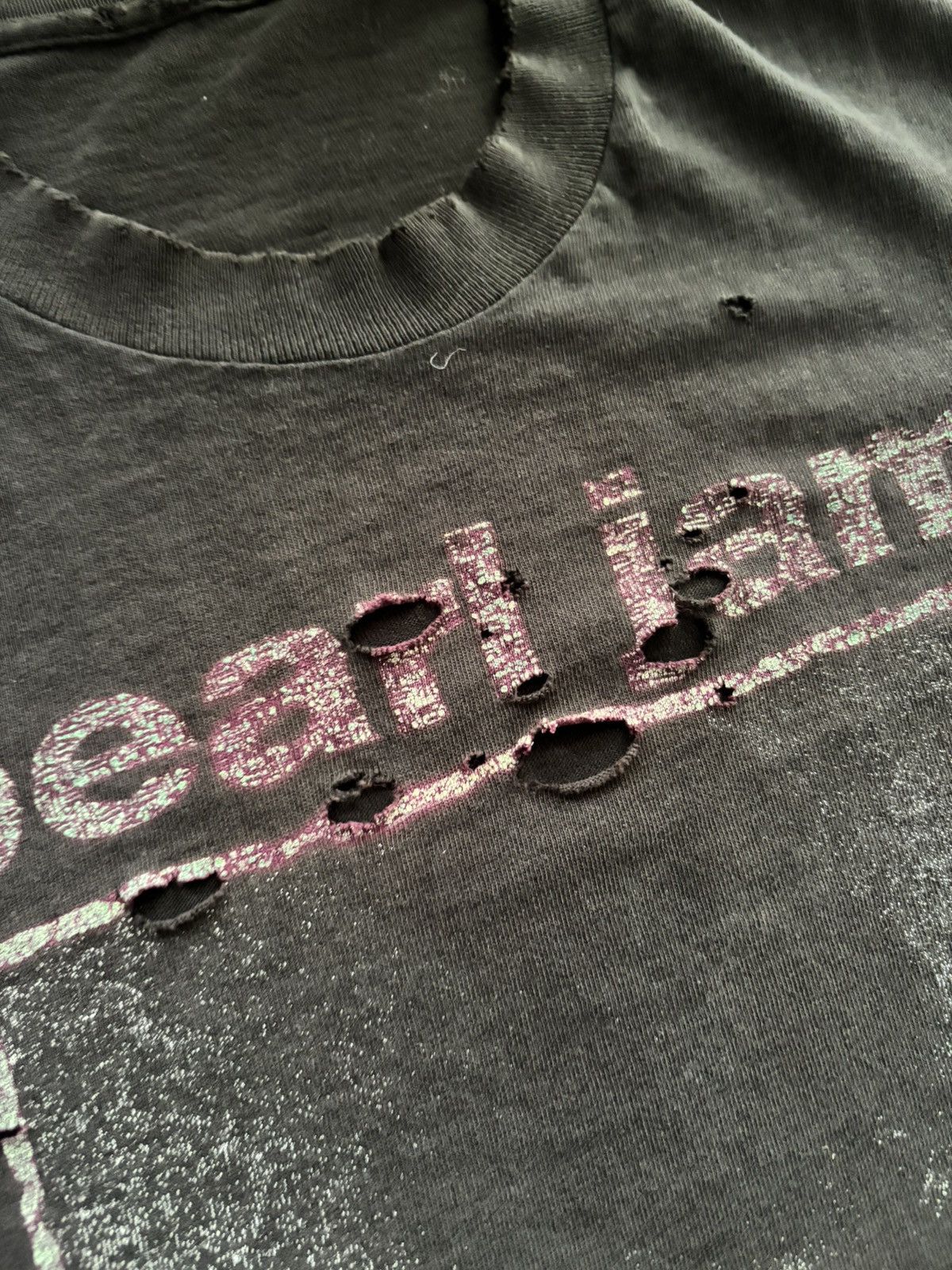 Band Tees vintage thrashed faded pearl jam choices tee Size US XL / EU 56 / 4 - 5 Thumbnail