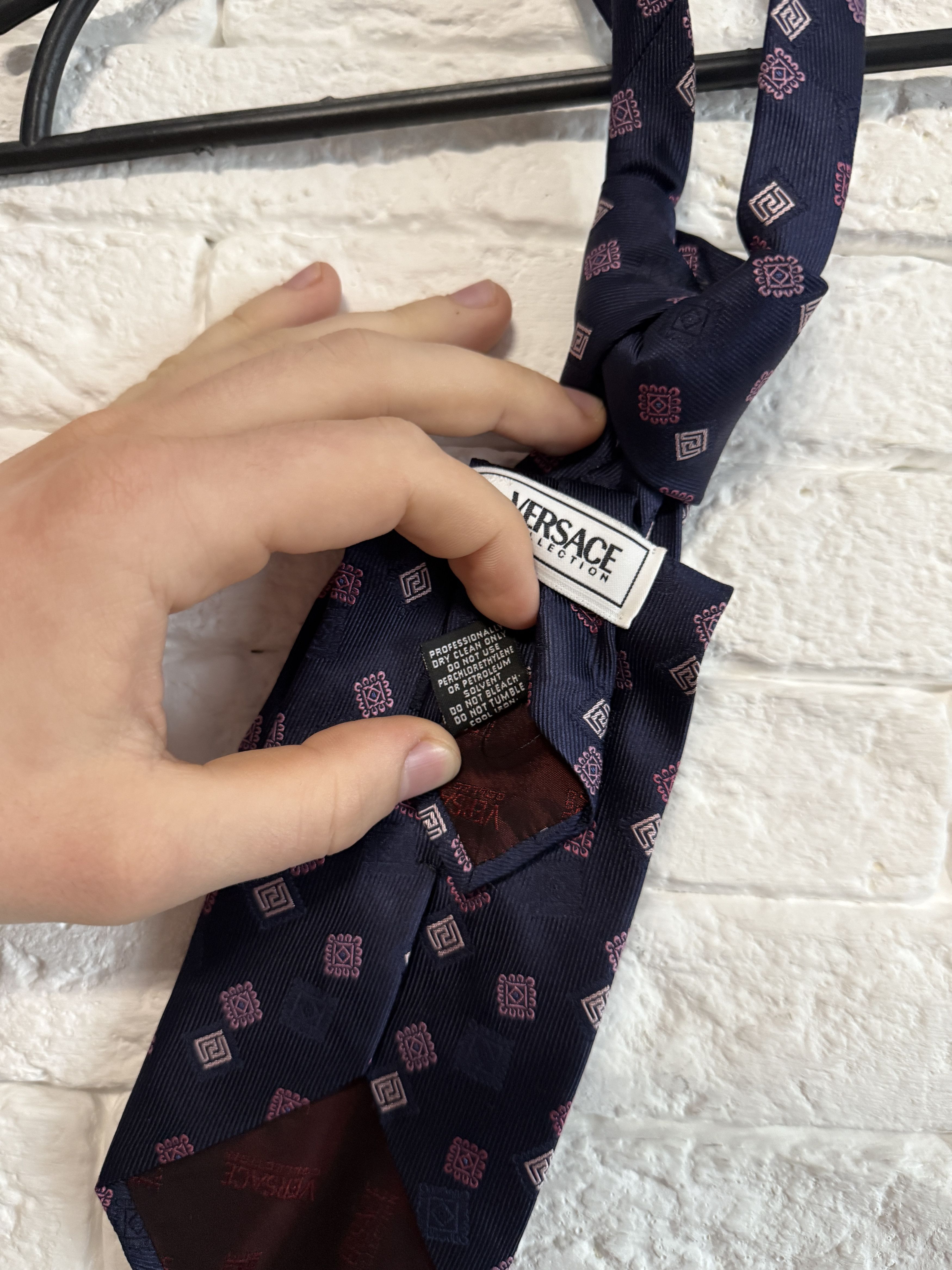 Designer × Versace × Vintage Vintage Rare Versace Collection 100% Silk Tie Size ONE SIZE - 6 Thumbnail