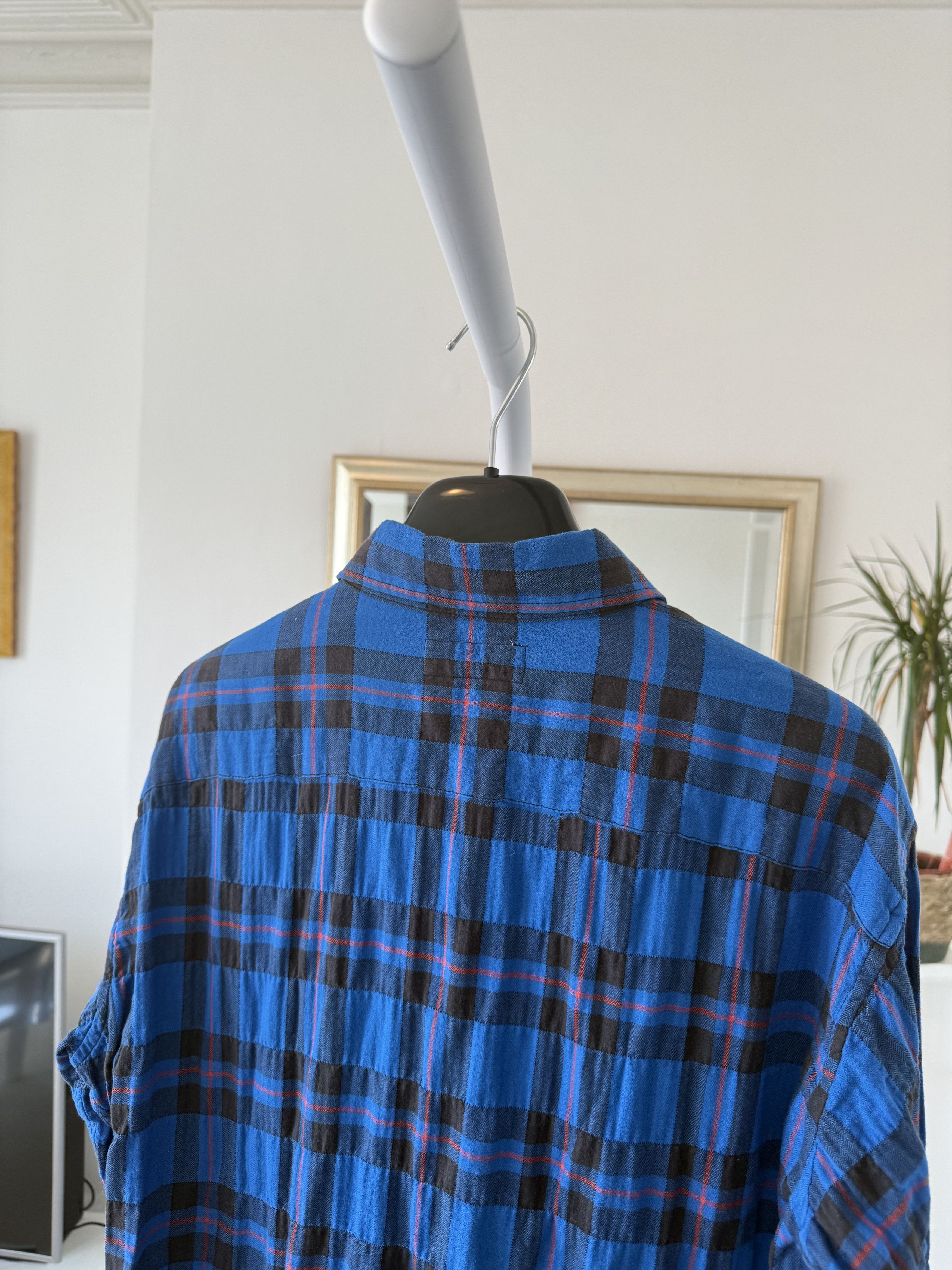 Hedi Slimane × Saint Laurent Paris FW15 Saint Laurent Gradient Bleached Raw Hem Shirt Size M / US 6-8 / IT 42-44 - 7 Thumbnail