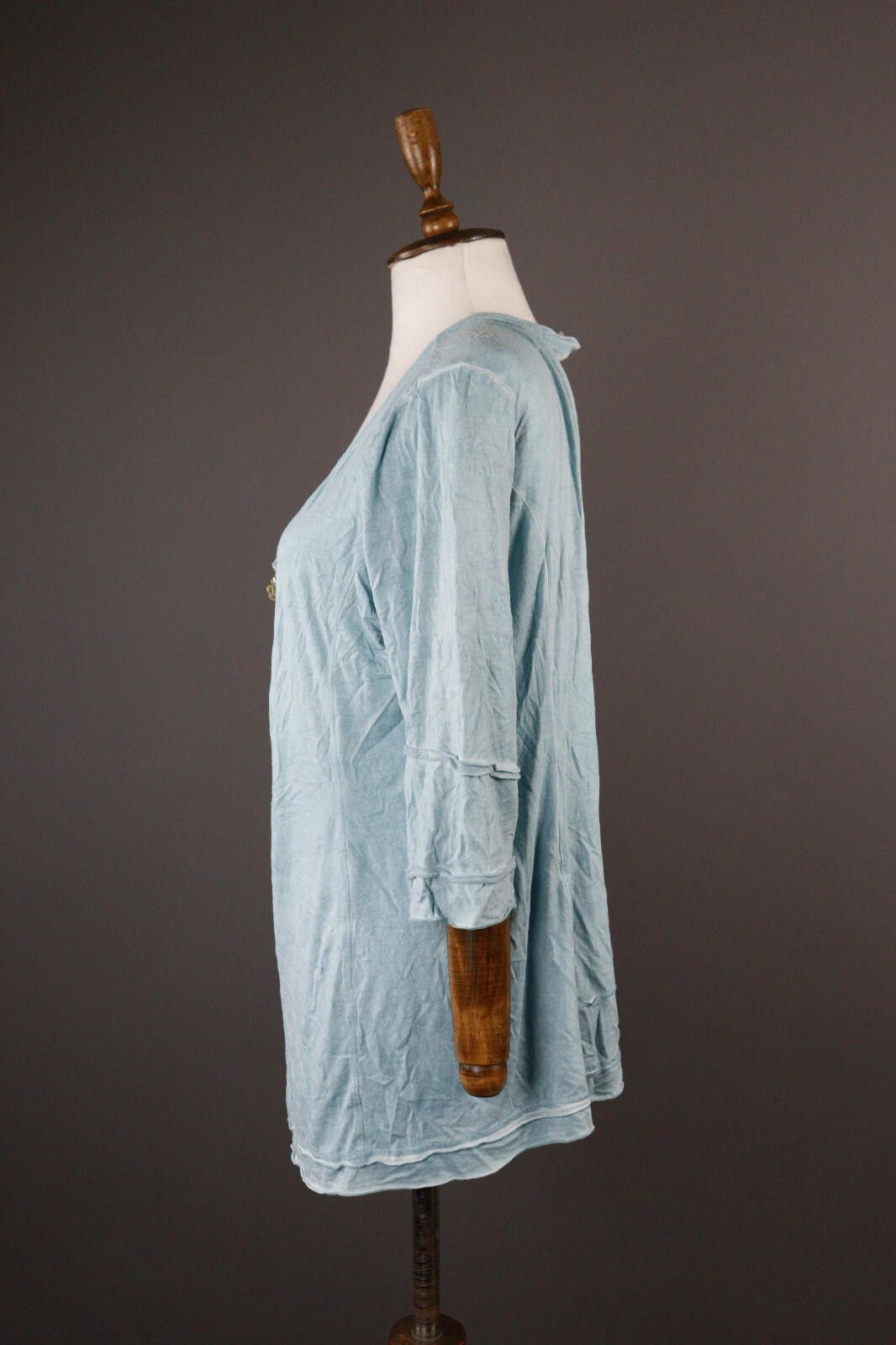 Bottega Veneta Bottega by Esisa Cavaletti Lagenlook Shirt Tunic Size L Size L / US 10 / IT 46 - 2 Thumbnail