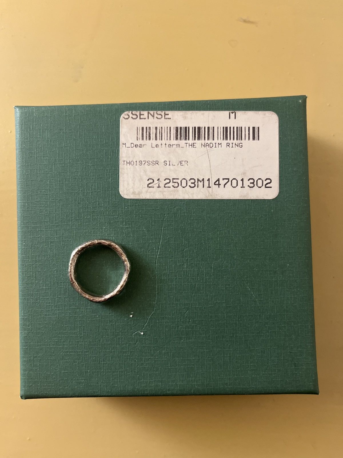 Jewelry dear letterman ring Size ONE SIZE - 3 Thumbnail