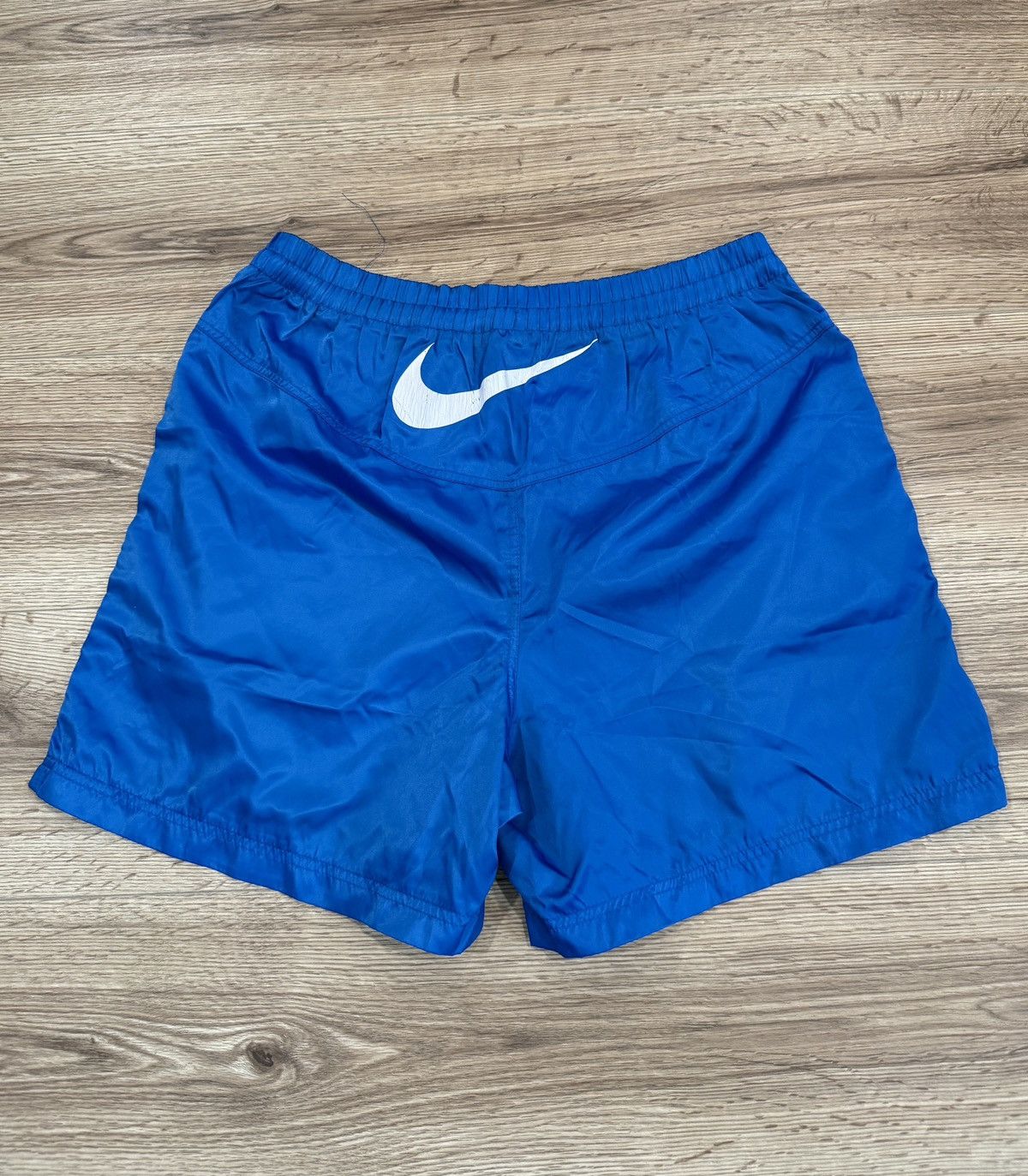 Nike Vintage 90s Nike Big Check Center Swoosh Shorts Grailed