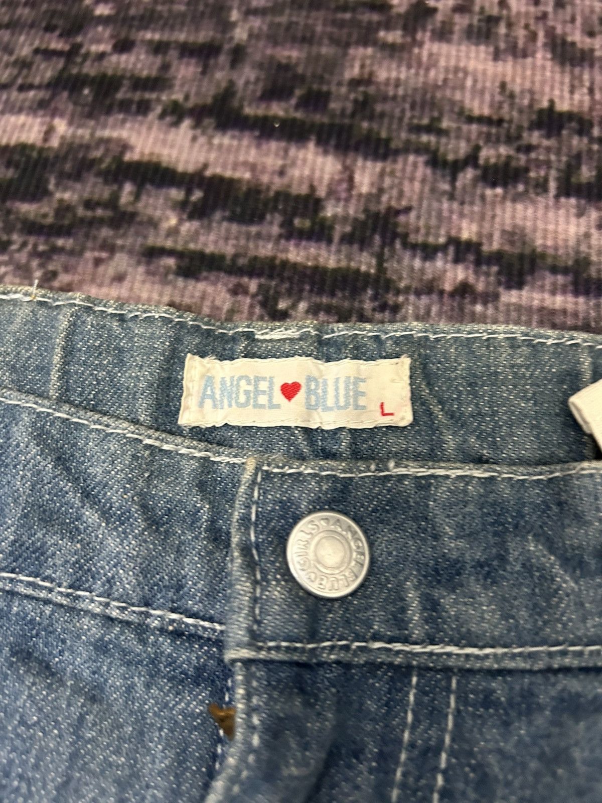 Angel Blue Vintage Angel Blue Claw Mark Faded Flare Jeans Size US 28 / EU 44 - 16 Thumbnail