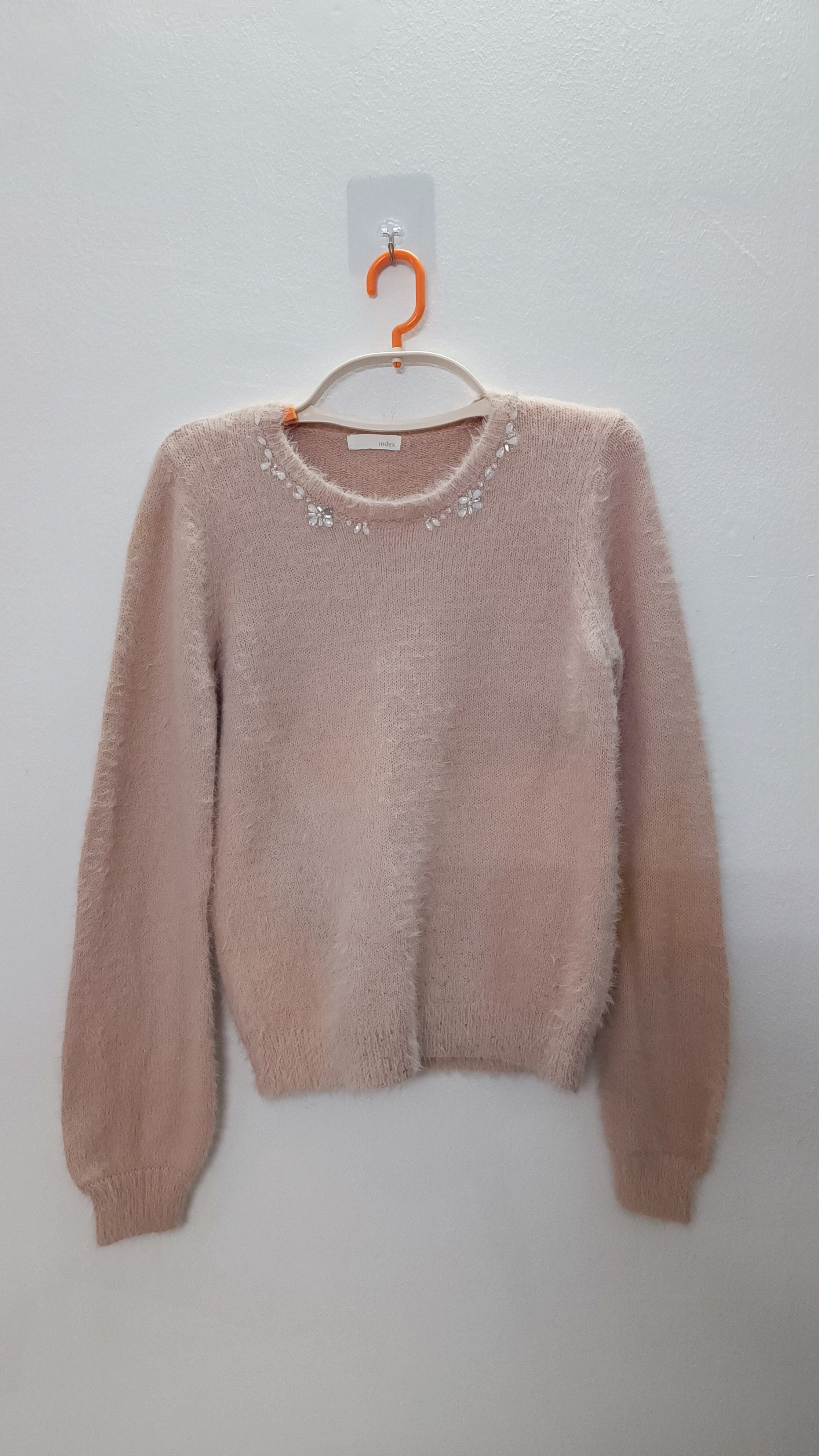 Homespun Knitwear × Index × Japanese Brand Vintage Index Pink Knitwear Size M / US 6-8 / IT 42-44 - 1 Thumbnail