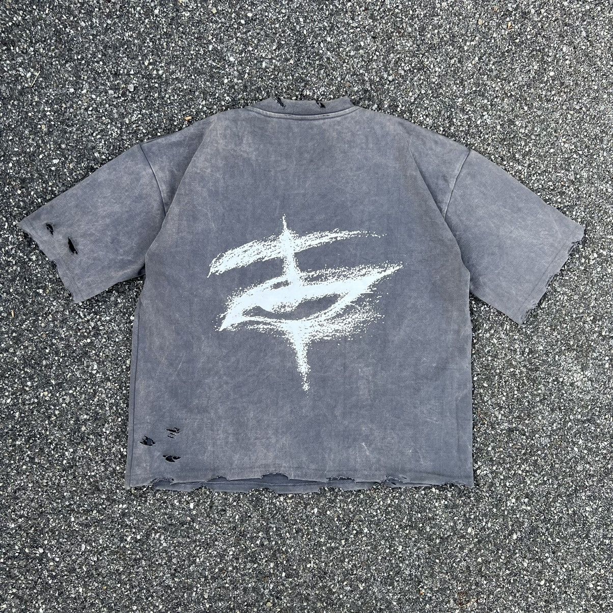 Designer Entage Distressed Vintage T-Shirt Size US L / EU 52-54 / 3 - 2 Thumbnail