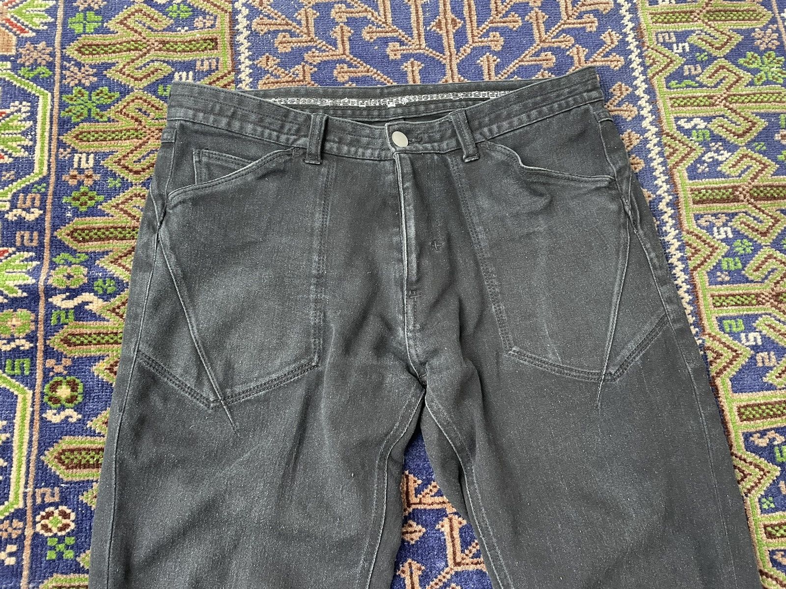 Number (N)ine NUMBER (N)INE Paint Darted skinny denim pants black Size US 30 / EU 46 - 5 Thumbnail