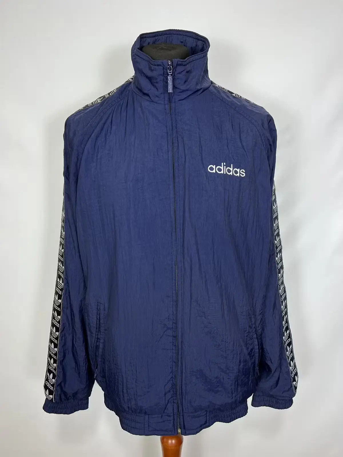 Adidas × Vintage Vintage Adidas full zip track top Size US L / EU 52-54 / 3 - 1 Thumbnail