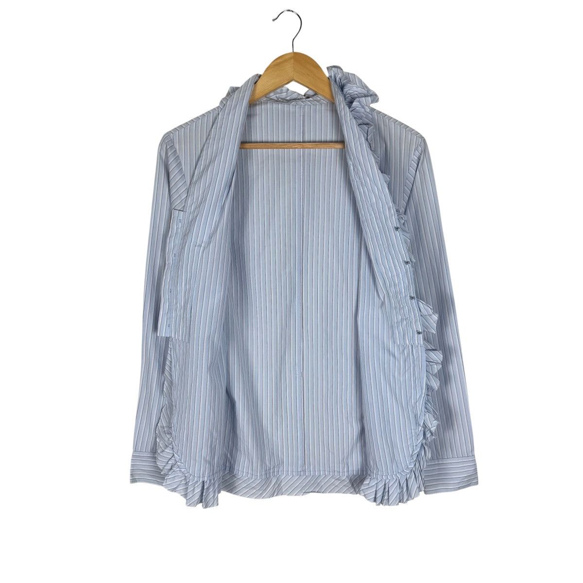 Yohji Yamamoto ☀️YOHJI YAMAMOTO Y’S ASYMMETRIC STRIPED SHIRTS Size M / US 6-8 / IT 42-44 - 7 Thumbnail