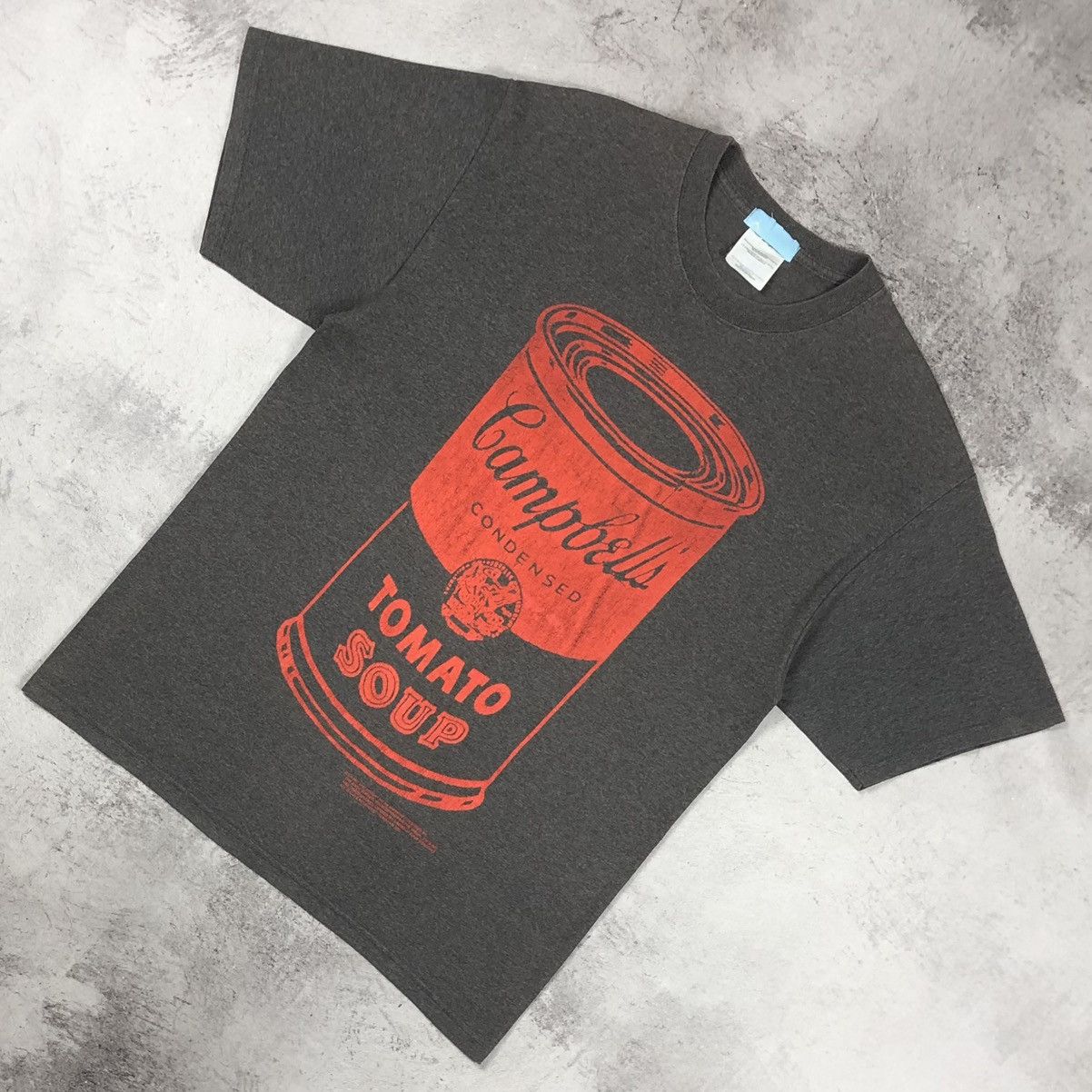 Andy Warhol Vintage Andy Warhol Campbell's Tomato Soup Gingham Tee Size US M / EU 48-50 / 2 - 3 Thumbnail
