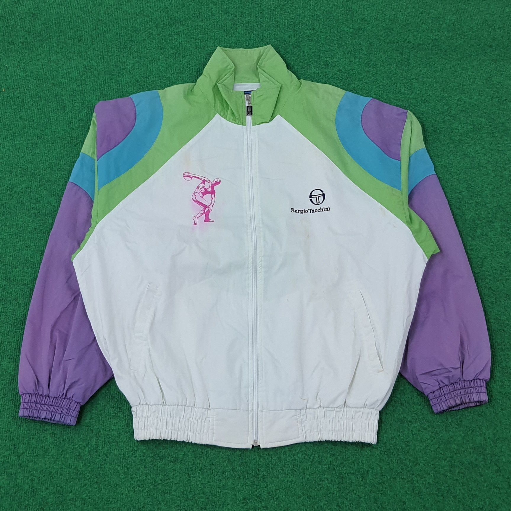 Sergio Tacchini × Vintage Vintage Sergio Tacchini Zipper Jacket Size US L / EU 52-54 / 3 - 1 Thumbnail