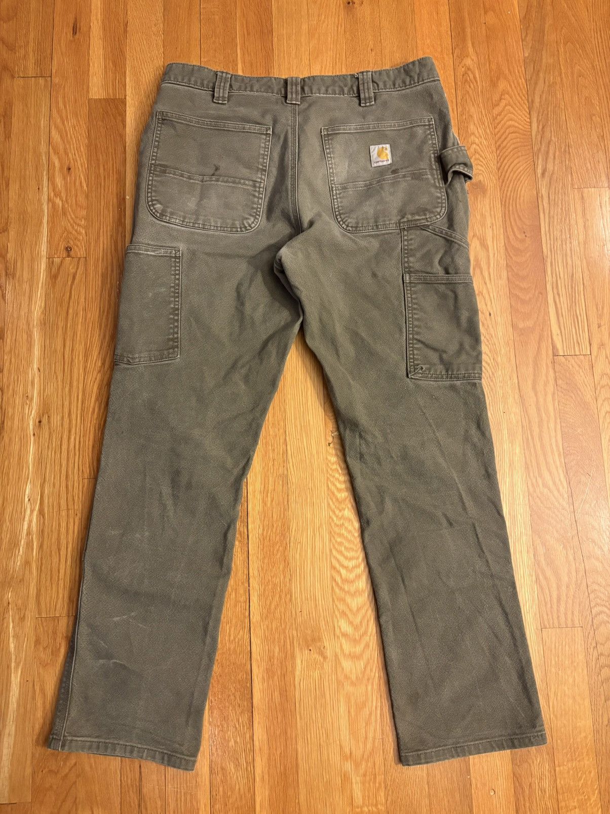 Carhartt Distressed Carhartt Double Knees Size US 33 - 2 Thumbnail