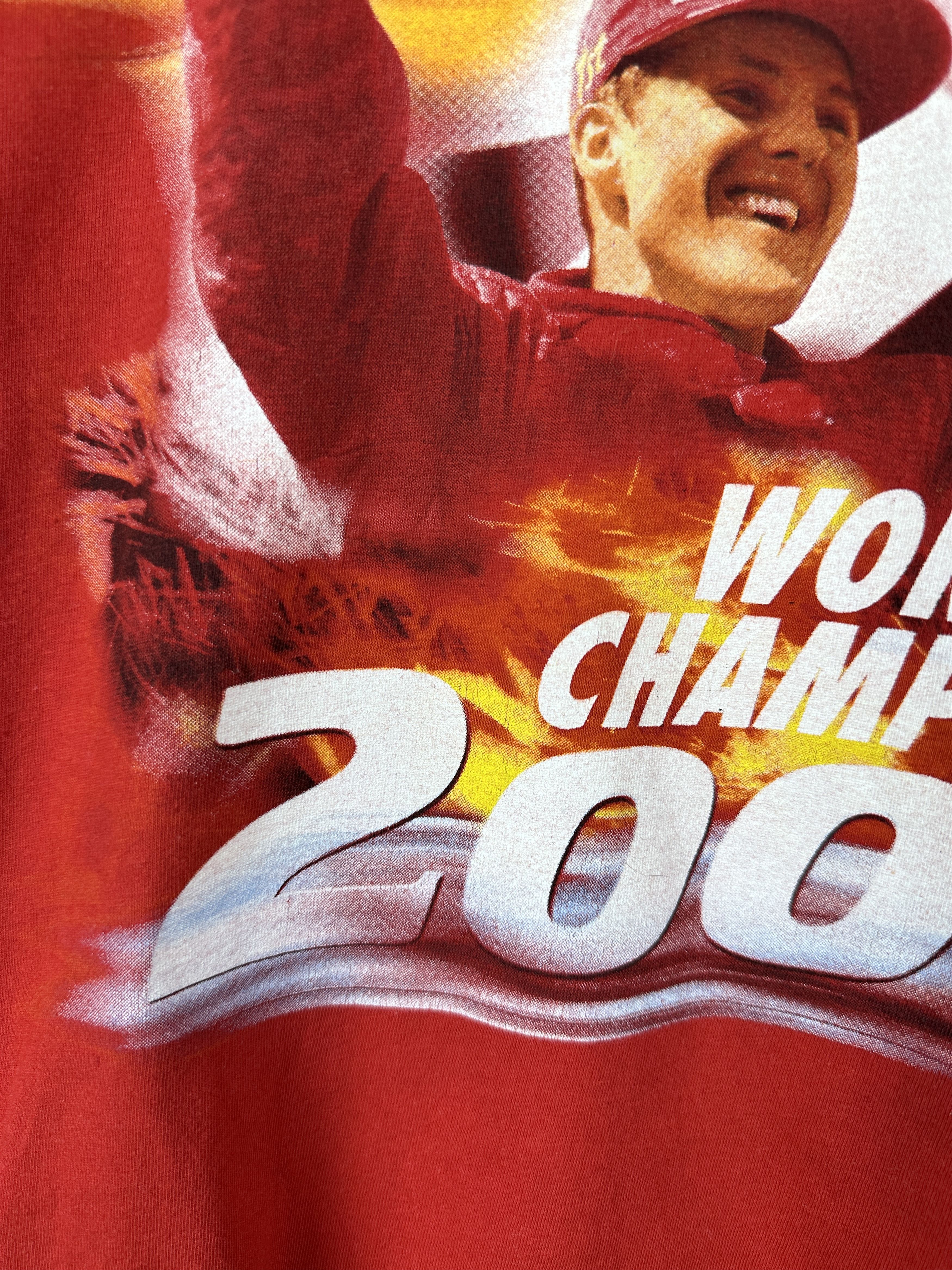 Formula 1 Vintage Michael Schumacher World Champion Graphic T Shirt Size US L / EU 52-54 / 3 - 12 Thumbnail