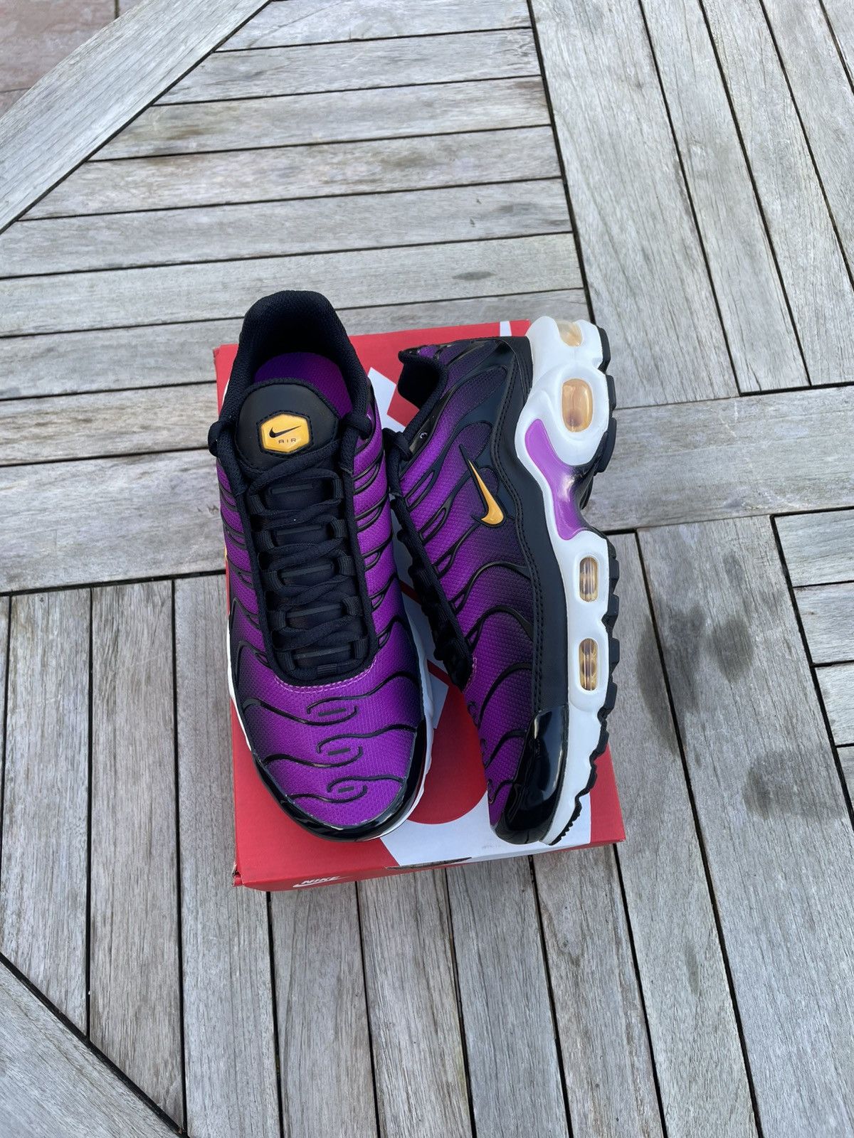 Nike - Nike Air Max Plus Black Hyper Violet Size US 7 / IT 37 - 7 Thumbnail