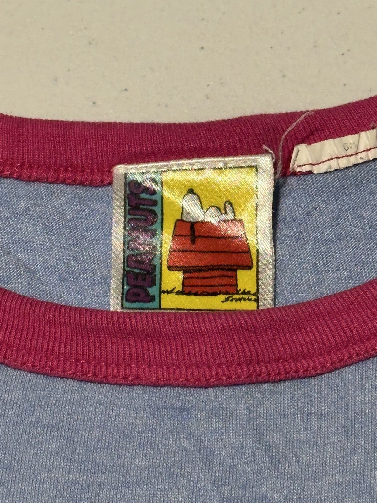Peanuts Vintage Peanuts Snoopy graphic youth girls ringer T-shirt Size XS / US 0-2 / IT 36-38 - 3 Thumbnail