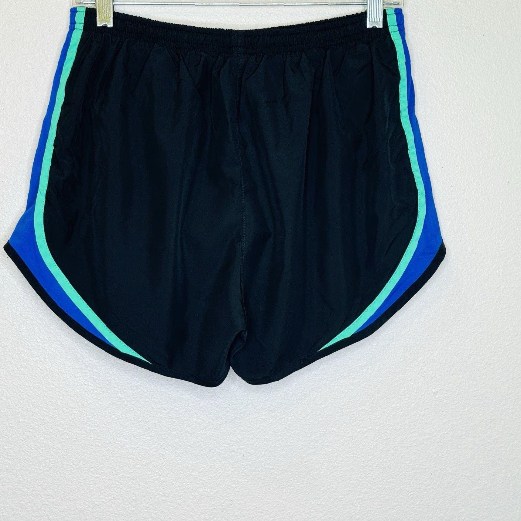 Nike Nike Dri Fit Athletic Running Shorts Womens Size M Black Green Blue Briefs Size 32" / US 10 / IT 46 - 5 Thumbnail