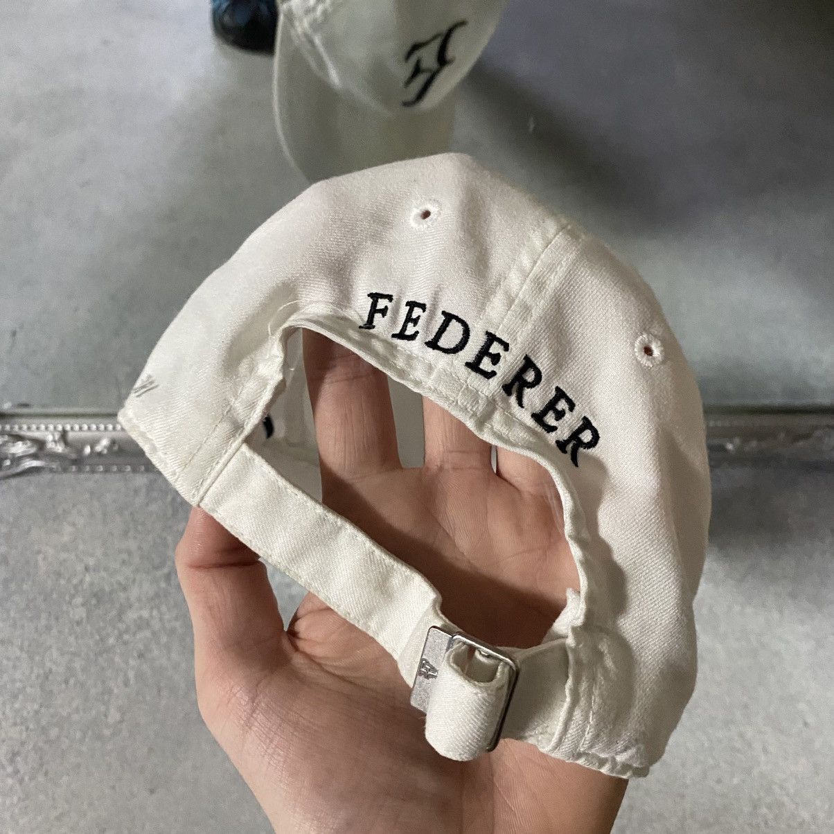 Nike Vintage Nike Roger Federer Cap Tennis Size ONE SIZE - 4 Thumbnail