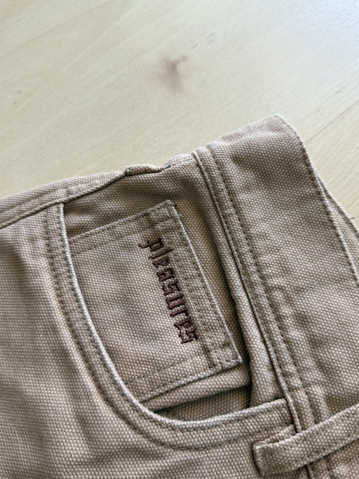 Pleasures Pleasures Now aztec straight fit camel denim jeans Size US 30 / EU 46 - 5 Thumbnail