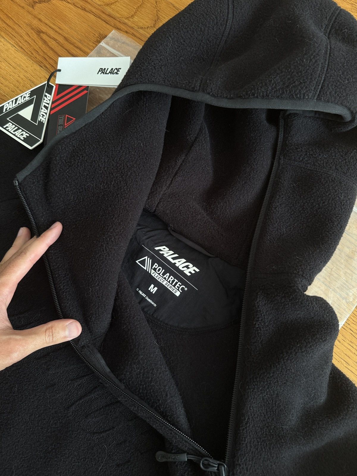 Palace Ninja Hood Polartec Fleece Black