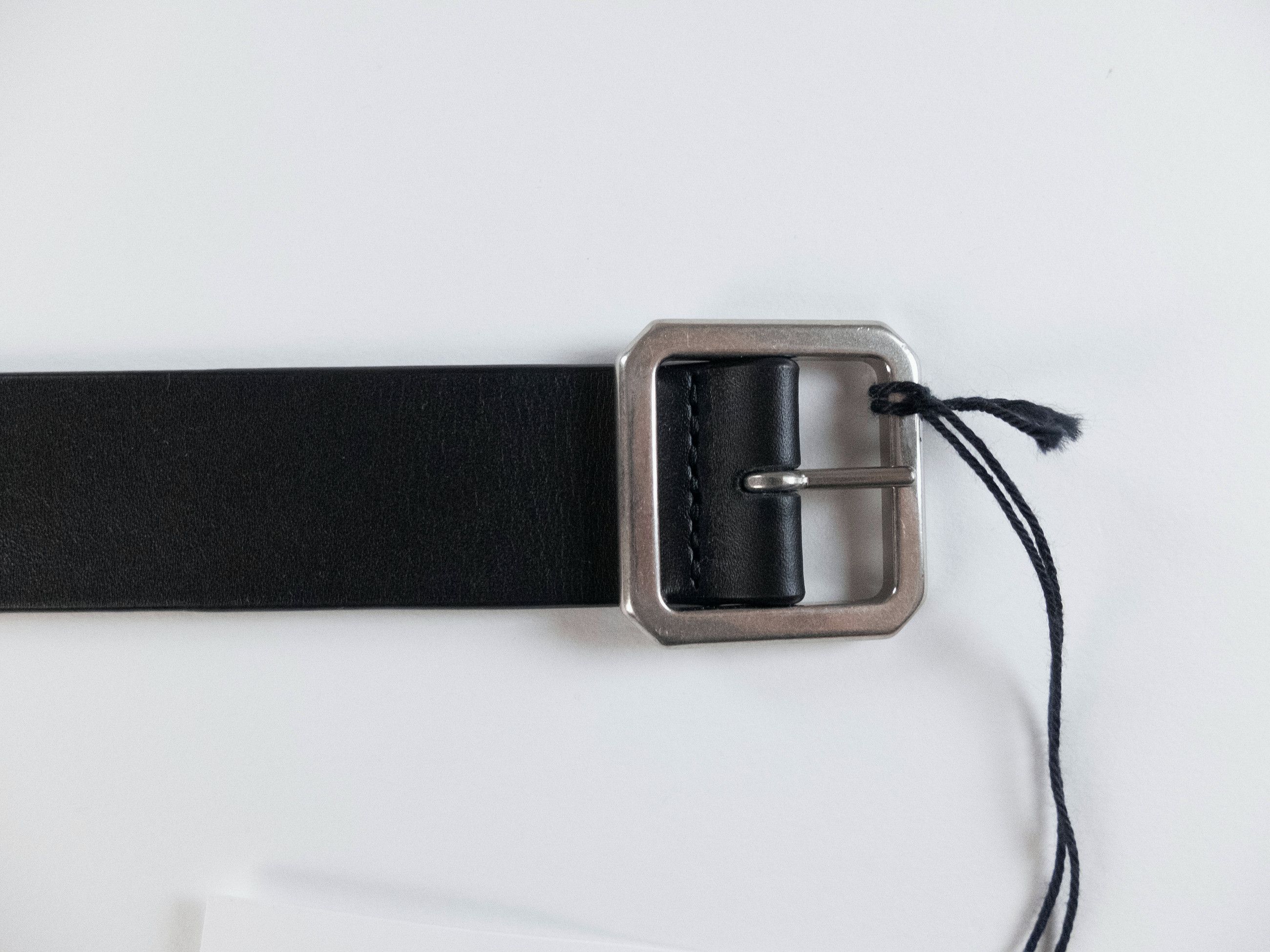 Bottega Veneta BOTTEGA VENETA black & green leather belt Size 100 Size 38 - 4 Thumbnail