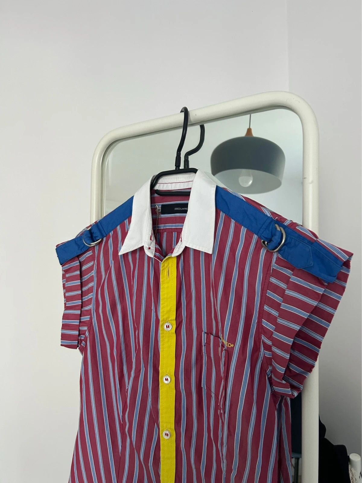 Dsquared2 Dsquared2 Short Sleeve Button Up Shirt Size XS / US 0-2 / IT 36-38 - 2 Thumbnail