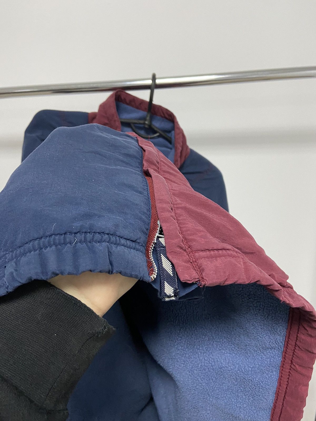 Nike × Vintage Nike Vintage Jacket Fleece 1/3 Nylon Logo Spell Out Size US M / EU 48-50 / 2 - 5 Thumbnail